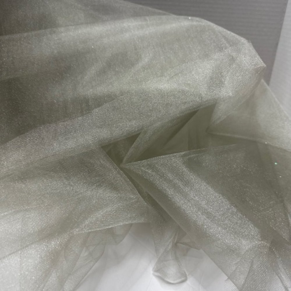 Pewter 100% Nylon Sparkle Tulle by the yard Wedding Decoration shower fabric
